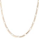 9ct Yellow Gold Figaro Chain 18"