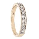 9ct Yellow Gold 0.50ct Diamond Eternity Ring