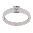 9ct White Gold 0.05ct Diamond Cluster Ring