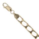 9ct Yellow Gold Curb Bracelet 8.5"
