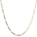 18ct Yellow Gold Figaro Chain 20"