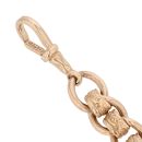 9ct Yellow Gold Patterned Rollerball Bracelet 8.5"