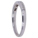 18ct White Gold 0.33ct Princess Cut Diamond Half Eternity Ring