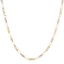 14ct Yellow And White Gold Greek Key Chain 20"
