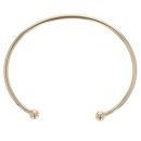 9ct Yellow Gold Plain Torque Bangle