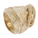 9ct Yellow Gold Saddle Ring