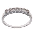 9ct White Gold 0.25ct Brilliant Cut Diamond Eternity Ring