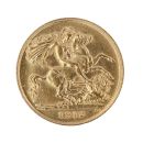 1912 George V Large Head UK Half Sovereign Coin