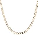 9ct Yellow Gold Curb Chain 22"