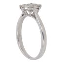 9ct White Gold 0.50ct Brilliant Cut Diamond Cluster Ring