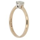 9ct Yellow Gold 0.25ct Brilliant Cut Diamond Solitaire Ring