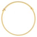 22ct Yellow Gold Child's Dot Cut Bangle