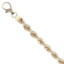 9ct Yellow Gold Rope Bracelet 8.5"