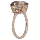 9ct Yellow Gold Smoky Quartz Fancy Ring