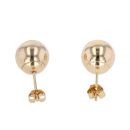 9ct Yellow Gold 6mm Ball Stud Earrings