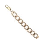 9ct Yellow Gold Curb Bracelet 8.5"