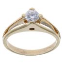 9ct Yellow Gold Cubic Zirconia Single Stone Ring