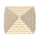 9ct Yellow Gold Pyramid Ring