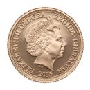 2015 Elizabeth II Sir Winston Churchill Commemorative Gibraltar Quarter Sovereign Coin Boxed