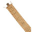 9ct Yellow Gold Watch Strap Style Bracelet 7.5"