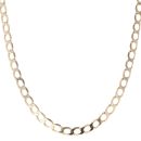 9ct Yellow Gold Curb Chain 22"