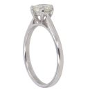 Platinum 0.80ct Brilliant Cut Diamond Solitaire Ring