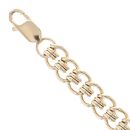 9ct Yellow Gold Fancy Bracelet 8"