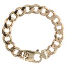 9ct Yellow Gold Curb Bracelet 9"
