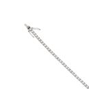 18ct White Gold 3.00ct Brilliant Cut Diamond Tennis Bracelet 7"