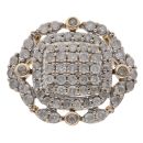 9ct Yellow Gold 1.00ct Brilliant Cut Diamond Cluster Ring
