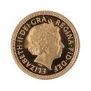 2000 Elizabeth II Fourth Portrait UK Half Sovereign Coin