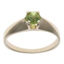 9ct Yellow Gold Peridot Single Stone Ring