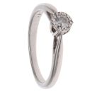 9ct White Gold 0.15ct Diamond Solitaire Ring