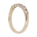 9ct Yellow Gold Cubic Zirconia Half Eternity Ring