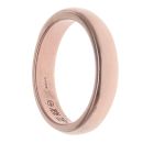 9ct Rose Gold Wedding Clogau Cariad Band 4mm
