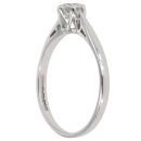 18ct White Gold 0.25ct Brilliant Cut Diamond Solitaire Ring