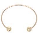 9ct Yellow Gold Plain Torque Bangle
