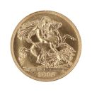 1912 George V Large Head UK Half Sovereign Coin