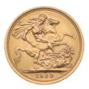 1968 Elizabeth II First Portrait UK Full Sovereign Coin