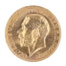 1927 George V Large Head South Africa Full Sovereign Coin