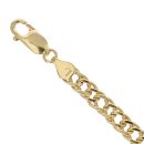 9ct Yellow Gold Double Curb Chain 7.5"