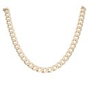 9ct Yellow Gold Curb Chain 22"