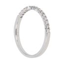 9ct White Gold 0.15ct Brilliant Cut Diamond Eternity Ring