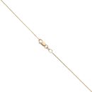 18ct Yellow Gold 0.03ct Diamond Bar Pendant and Chain 16"