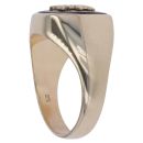 9ct Yellow Gold Onyx Lion Signet Ring