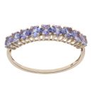 9ct Yellow Gold Tanzanite Fancy Ring