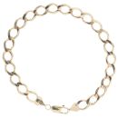 9ct Yellow Gold Curb Bracelet 8.5"