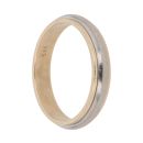 14ct Yellow and White Gold Wedding Band 3mm