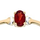 9ct Yellow Gold Garnet Ring