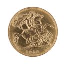 1910 Edward VII Large Head UK Half Sovereign Coin